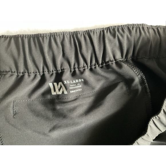 VRST Men's Mix Media Slim Tapered Pant Pure Black XXL Athleisure Streetwear - Picture 14 of 16